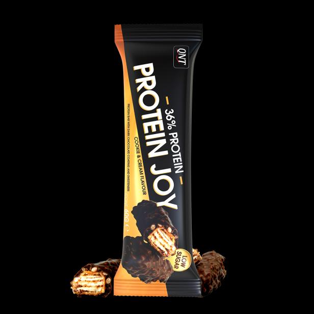 Image du produit QNT 36% Protein Joy Bar Low Sugar Cookie&Cream (Cookie & Cream, 1 pcs, 60 g)