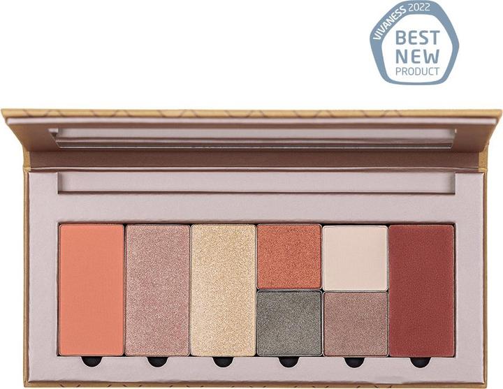 Produktbild Benecos BIO-Palette Large Florence - 18g - Beauty ID (Bright Woods, Matt Desert, Muddy Olive, Rusty Copper, Tuscany Please)
