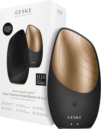 Image du produit Konjac Sponge Soniczna szczoteczka termiczna do twarzy 6w1 Geske z Aplikacją (szary)