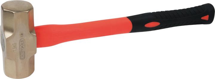 KS Tools BRONZEplus lead hammer, handle type fiberglass, 1000 g (1000 g)