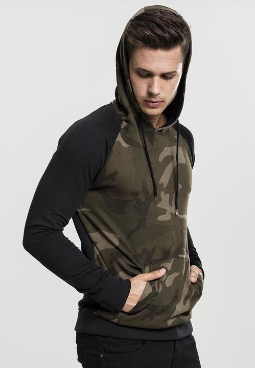 Produktbild Urban Classics Camo Contrast Raglan Hoody (S)