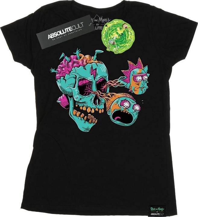 Rick And Morty Eyeball Skull TShirt