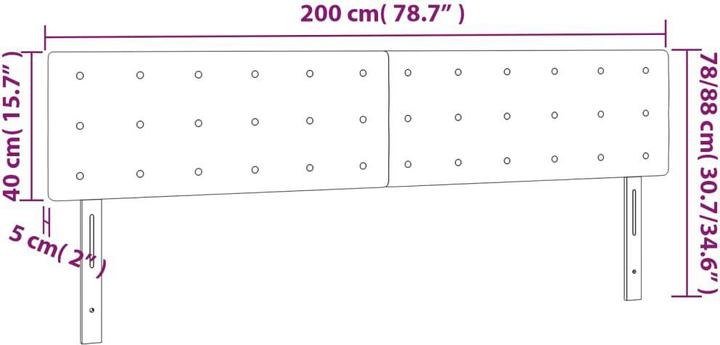 Produktbild VidaXL Kalli (200 x 5 x 88 cm)