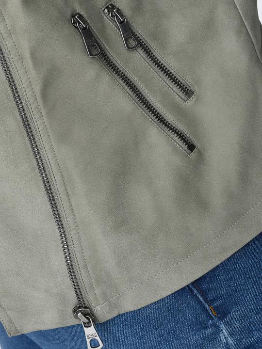 Actual product image Only Curvy biker jacket faux leather jacket (46)
