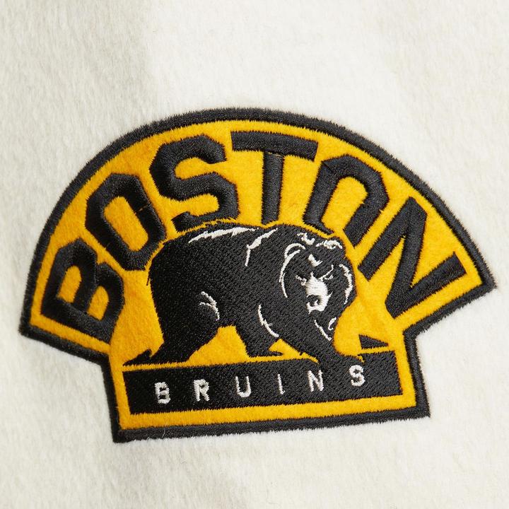 Actual product image Mitchell & Ness M&N Vintage Varsity Wool Jacke - NHL Boston Bruins - XL (XL)