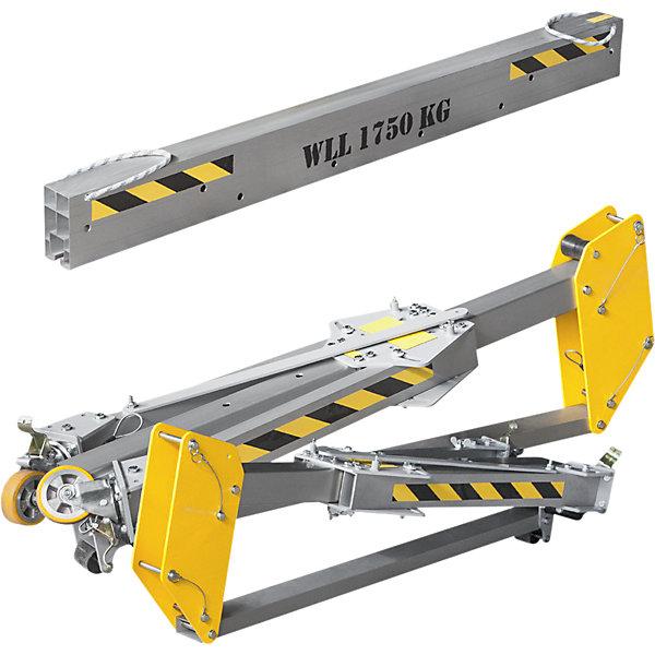 Image du produit Planeta Portique en aluminium RLPK, hauteur h.t. 2477 - 3877 mm, largeur 2000 mm.