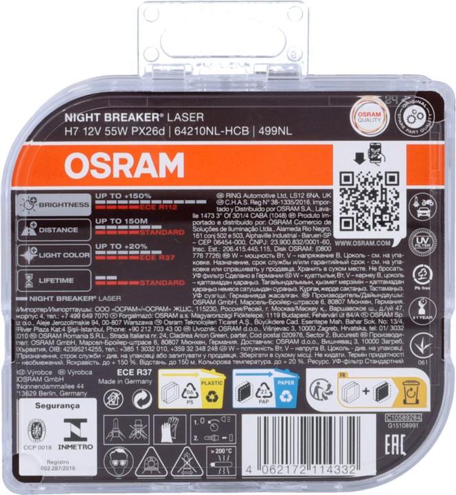 Produktbild Osram Night Breaker Laser Duobox (H7)
