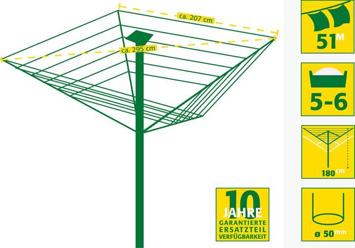 Image du produit Juwel Séchoir à linge Novaplus 60 Easy (51 m)