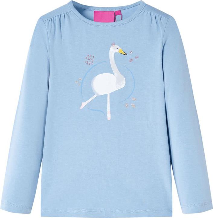 Immagine prodotto VidaXL Camicia da bambino a maniche lunghe azzurro 116,Materiale: 95 % cotone. 5 (116)