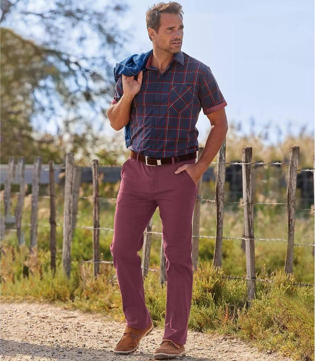 Produktbild Atlas For Men ChinoHose Sunset mit StretchEffekt (40)