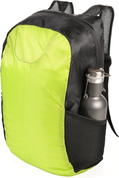 Actual product image Troika RUCKZACK ultralight foldable rucksack, green/black (18 l)