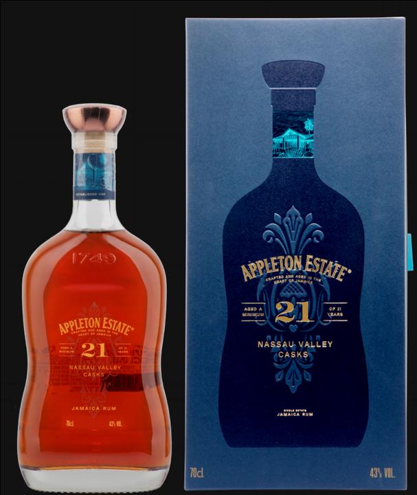 Immagine prodotto Wray & Nephew Appleton Estate 21 Years Old Jamaica Rum (1 x 70 cl)