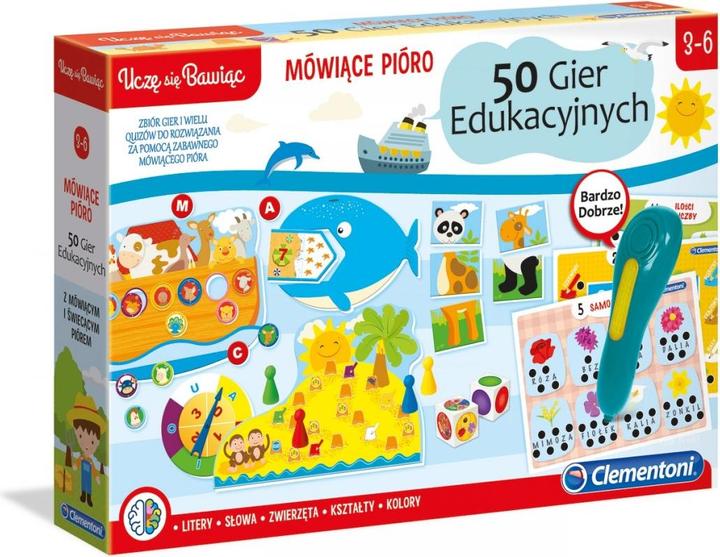 Immagine prodotto Clementoni Gioco educativo Penna parlante 50 giochi (50650) (Italiano)