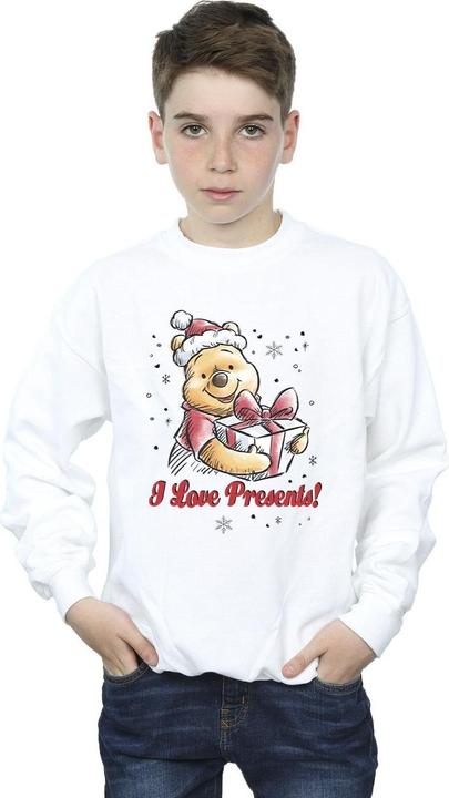 Actual product image Disney Boys Winnie The Pooh Love Presents Sweatshirt (128)