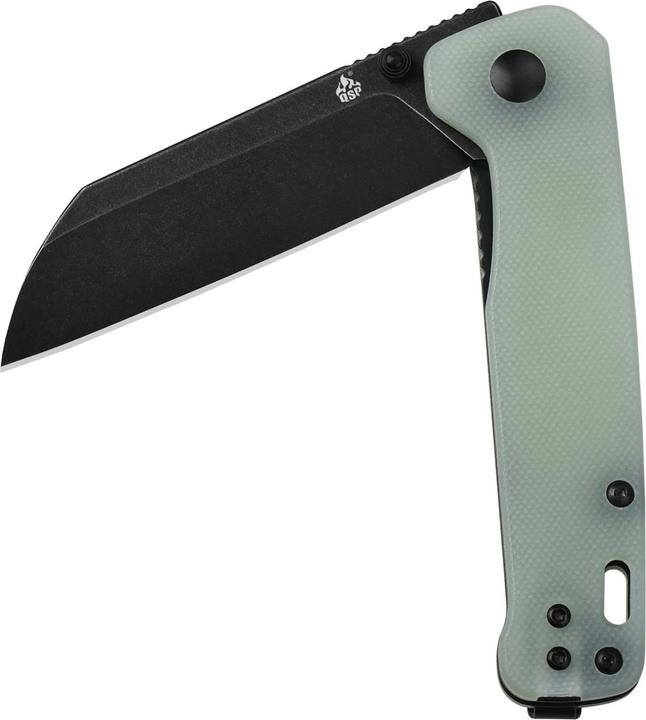 Immagine prodotto QSP Knives Pinguino D2 Nero-SW G10 Giada (7.80 cm)