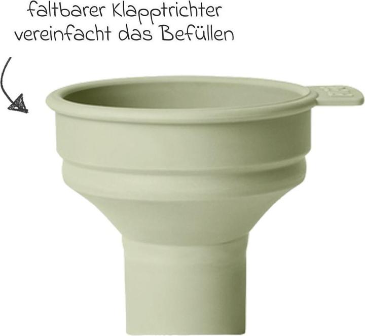 Actual product image Bibs Anti Kolik Flasche Latex 270 ml Medium Flow Sage (270 ml)
