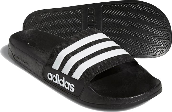 Actual product image adidas Unisex Adilette Shower Slide Sandal, Black, 40.5 EU (40.5)