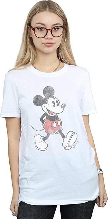 Image du produit Disney Walking Mickey Mouse coton Boyfriend TShirt (S)
