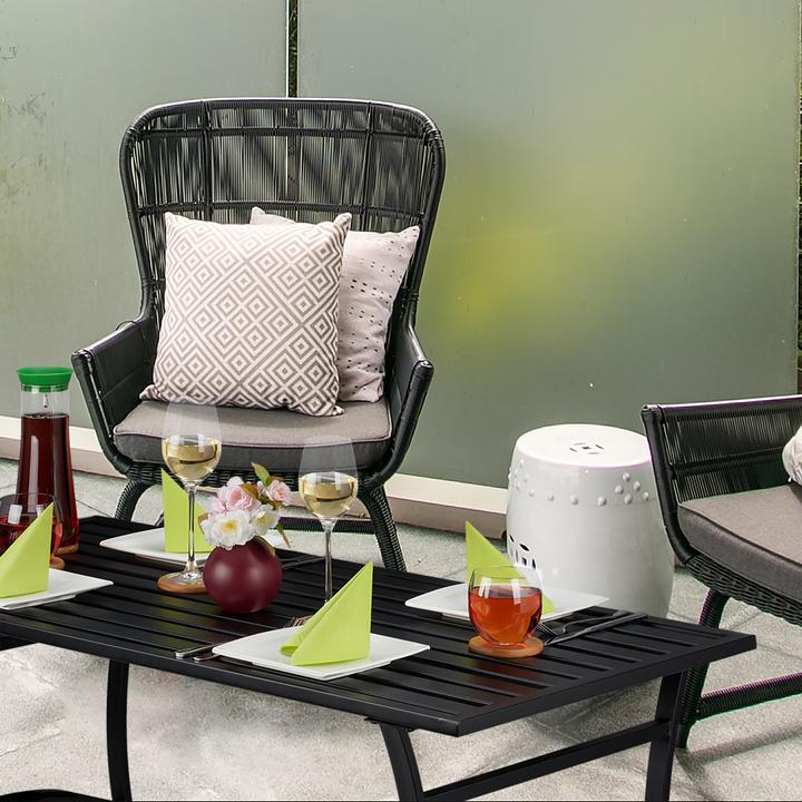 Actual product image Relaxdays garden table (120 cm)