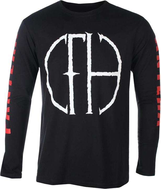 Pantera Frayed TShirt Logo Langärmlig