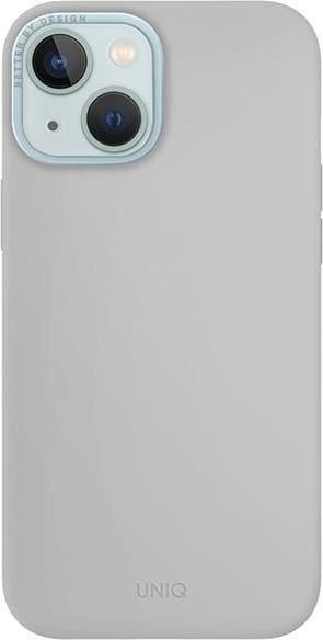 Immagine prodotto Uniq etui Lino Hue iPhone 15 6.1" Magclick Charging jasnoszary/grigio gesso (Apple iPhone 15)