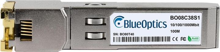 Produktbild BlueOptics Kompatibler FibroLAN B304 BO08C38S1 SFP Transceiver, Kupfer RJ45, 10/100/1000BASE-T, 100 Meter, 0°C