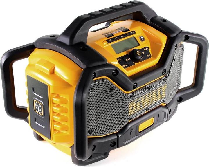 Actual product image DeWalt DCR027QW Rechargeable and mains radio (FM, DAB+, Bluetooth)