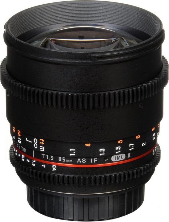 Image du produit Samyang 85mm T1.5 VDSLR II Sony E-Mount (Sony E, Plein format)