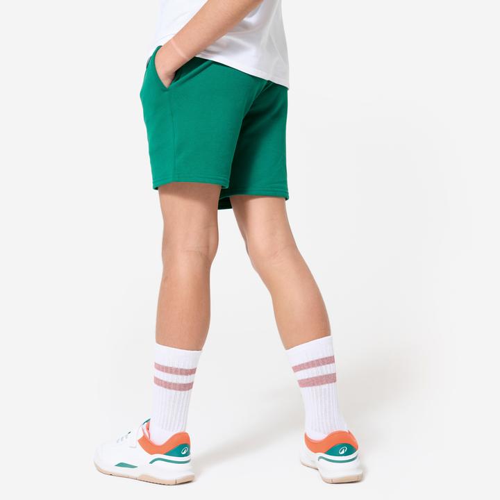 Produktbild Domyos Multisport Shorts Kinder Unisex Baumwolle - grün (8, 9, 10)