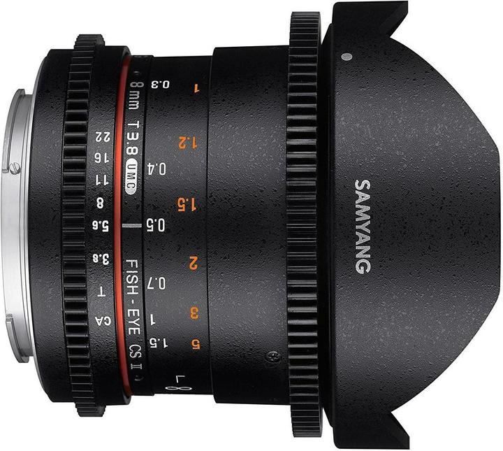 Actual product image Samyang 8mm T3.8 CSII VDSLR II Canon M (Canon EF-M, APS-C / DX)