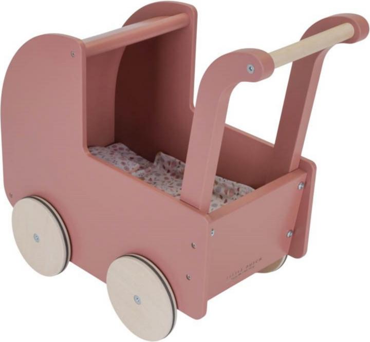 Immagine prodotto Little Olandese - houten Poppenwagen - testo incluso