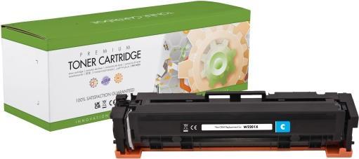 Produktbild Kompatible statische HP 220X (W2201X) Tonerkartusche, Cyan