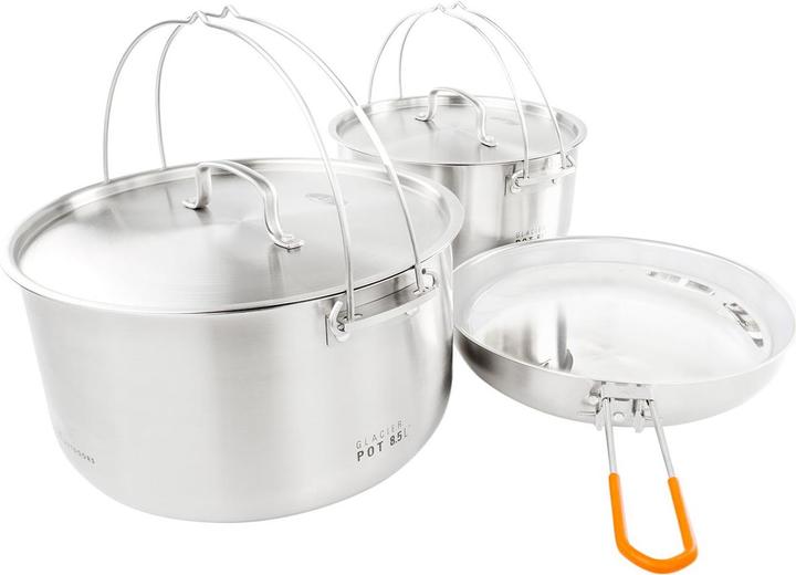 Actual product image GSI Glacier Stainless Troop Cookset