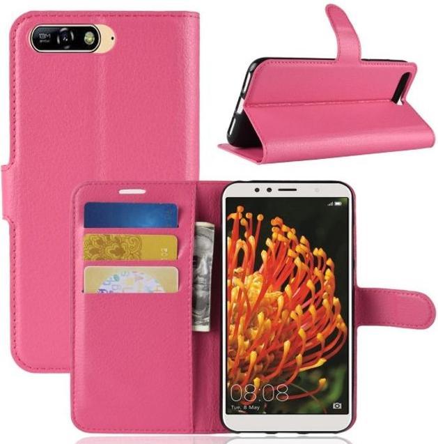 Produktbild MU Classic Litchi Leder Bookcover Series (Huawei Y6 (2018))