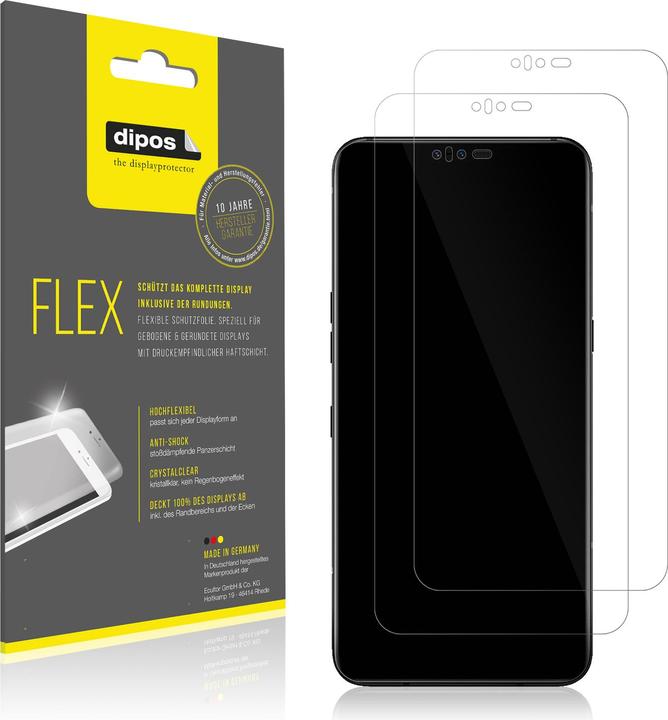 Immagine prodotto Dipos Pellicola Protettiva Full-Cover 3D (2 Pezzo/i, LG V50 ThinQ)