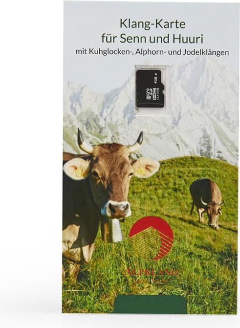 Produktbild Alpklang Klangkarte mit Kuhglocken-, Alphorn- und Jodelklängen