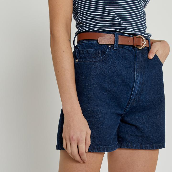 Immagine prodotto La Redoute Collections Pantaloncini Jean a vita alta (42)