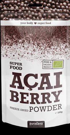 Image du produit Purasana Poudre de baie d'açai (100g) (Açaï, 1 pcs, 100 g)