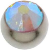 Bijouteria 1.2mm Titan Piercingteil (Titan, Swarovski Kristall)