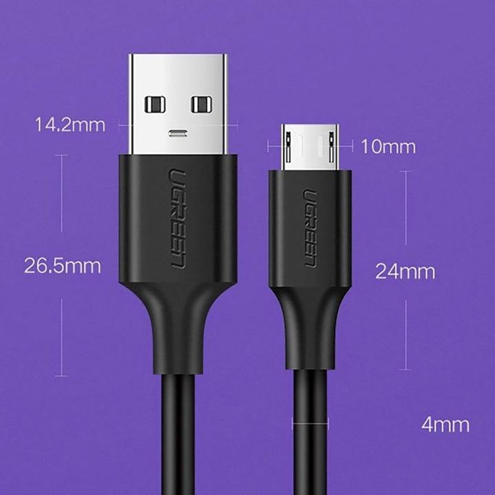 Produktbild Ugreen USB A – USB micro B (0.25 m, USB 3.0)