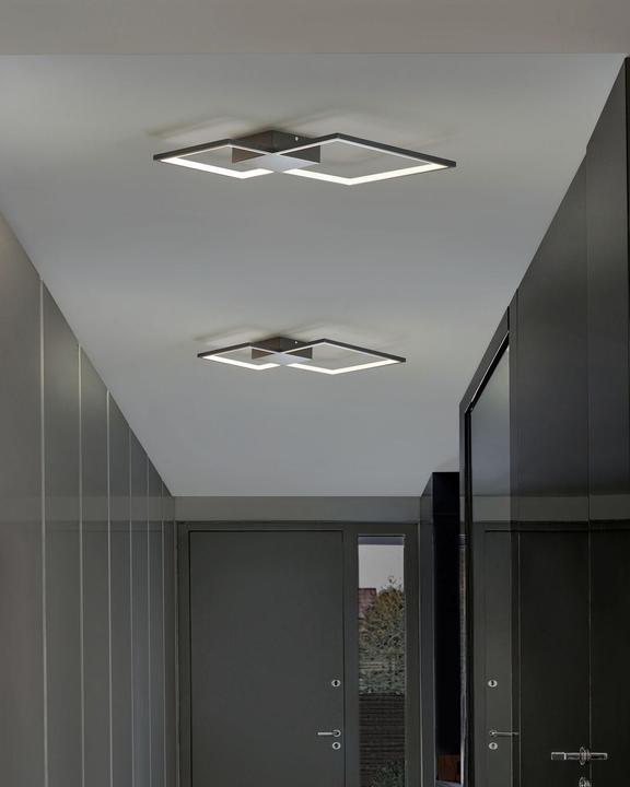 Produktbild Beliani Deckenleuchte LED schwarz OKSU (939 lm)