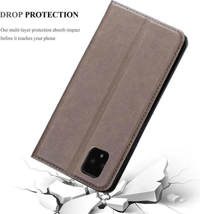 Actual product image Cadorabo Book Invisible Magnet Cover (Google Pixel 4)