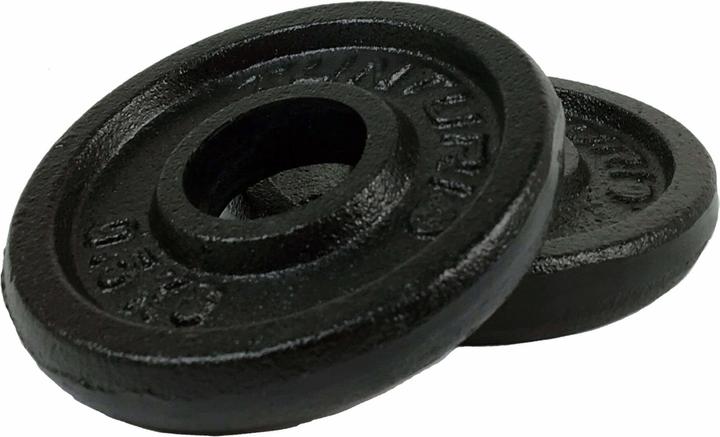 Image du produit Tunturi Gusseisen 0.5 kg Gewichtscheibenpaar 30 mm (2 x 0,5 kg)