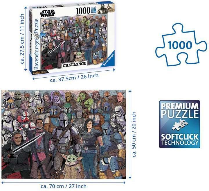 Actual product image Ravensburger Star Wars - The Mandalorian: Characters (1000 pieces) (1000 pieces)