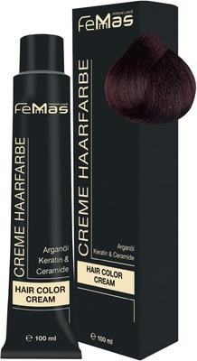 Actual product image FemMas 4.4) Hair Color Medium Brown Copper 100ml