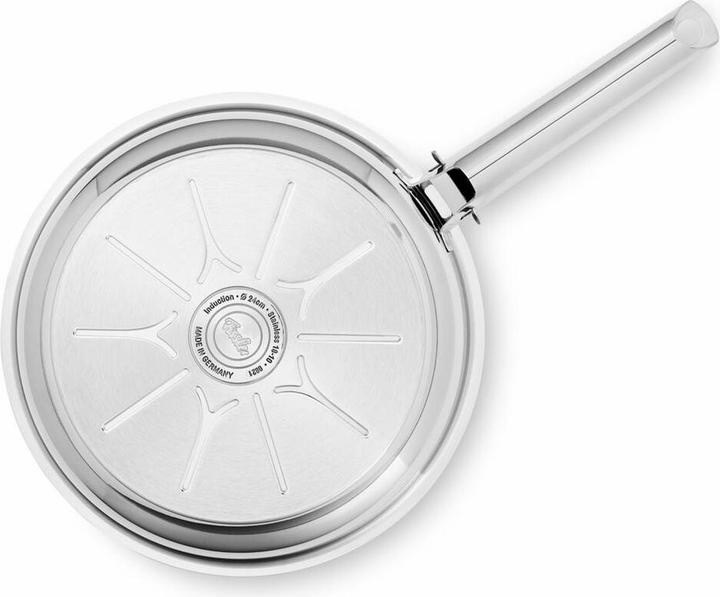 Actual product image Fissler Frying pan CRISPY STEELUX PRO 24 cm (24 cm, Saucepan, Stainless steel)