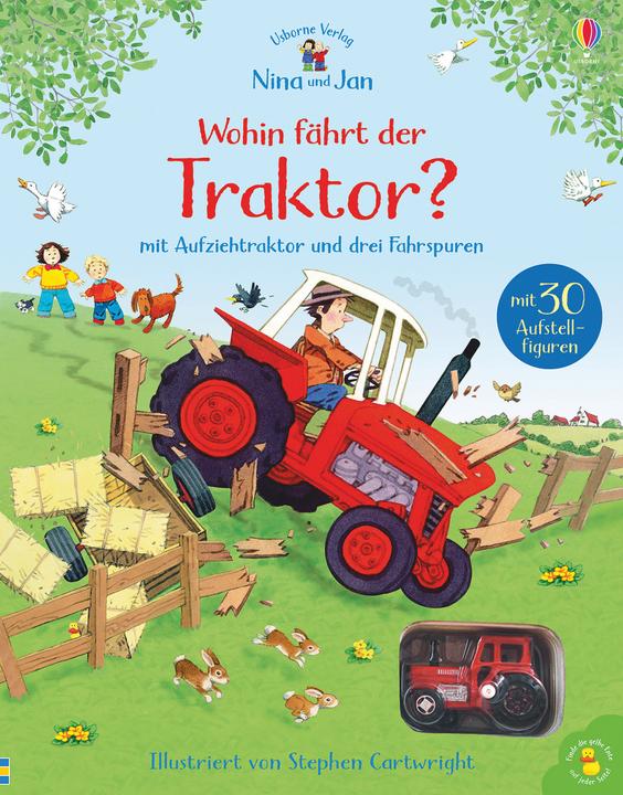 Produktbild Nina und Jan - Wohin fährt der Traktor? (Deutsch, Heather Amery, 2020)