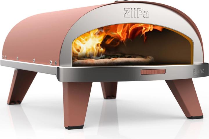 Immagine prodotto Ziipa Set Pizzaiolo Forno Piana Gas Terracotta (Forno per pizza a gas)