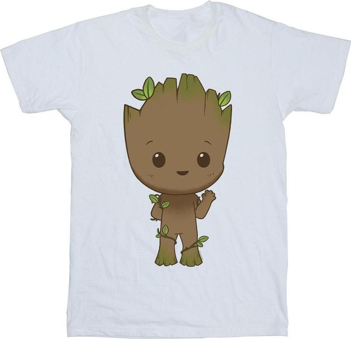 Actual product image Mens I Am Groot Chibi Wave Pose T-Shirt (M)