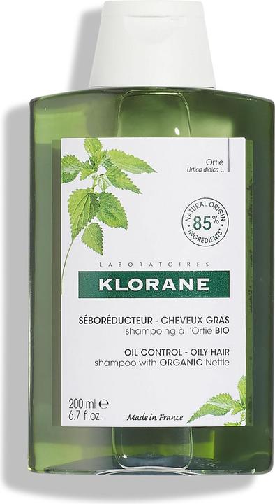 Produktbild Klorane Talgregulierendes Shampoo mit BIO-Brennnessel (200 ml, Flüssiges Shampoo)